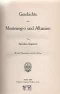 Geschichte von Montenegro und Albanien